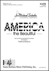 America the Beautiful SATB choral sheet music cover